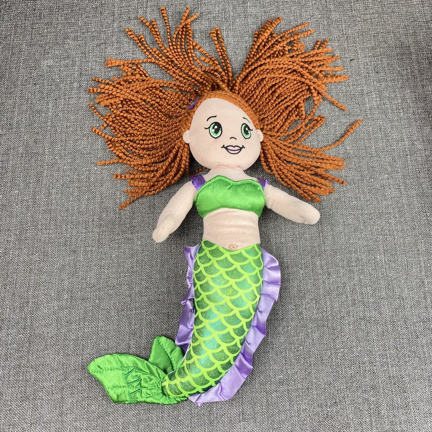 The Petting Zoo Pink MERMAID DOLL Stuffed Plush Toy 13"