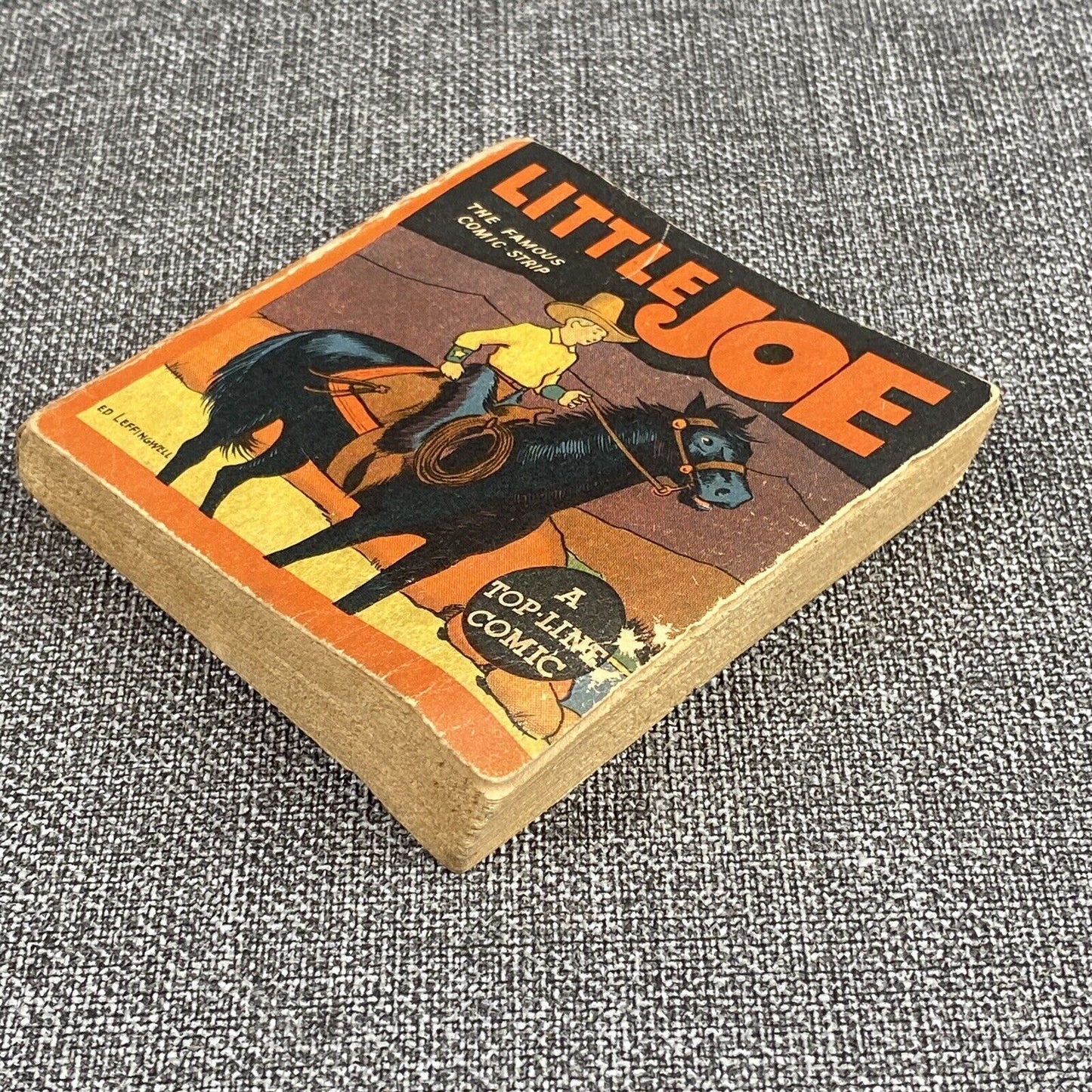 Vintage 1935 Little Joe Top-Line Comic, pocket book