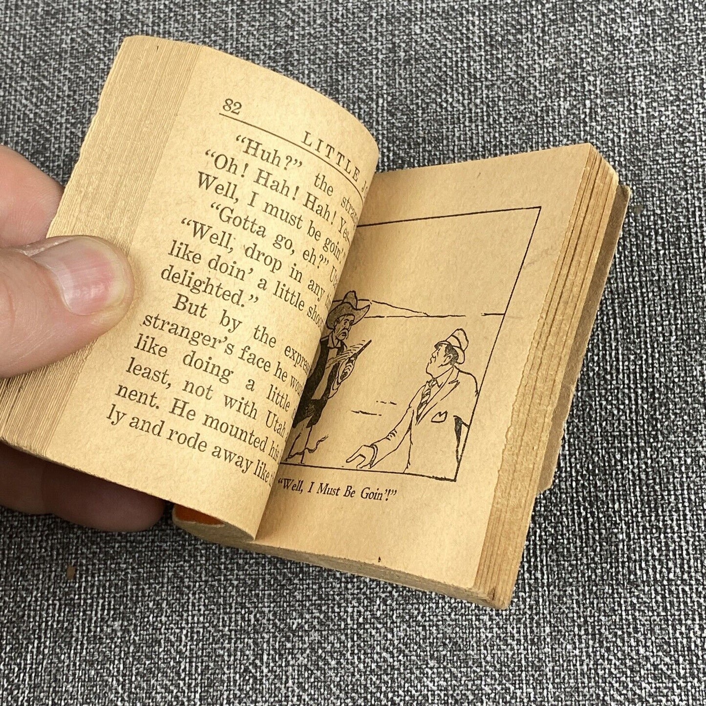 Vintage 1935 Little Joe Top-Line Comic, pocket book