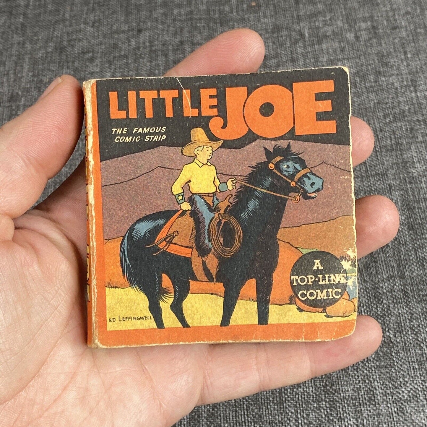 Vintage 1935 Little Joe Top-Line Comic, pocket book