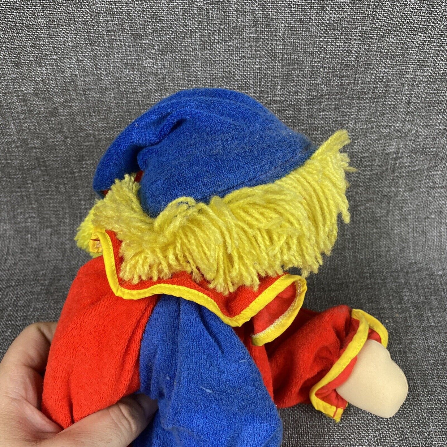 Vintage Russ Stuffing polyester Fibers Clown 22" long