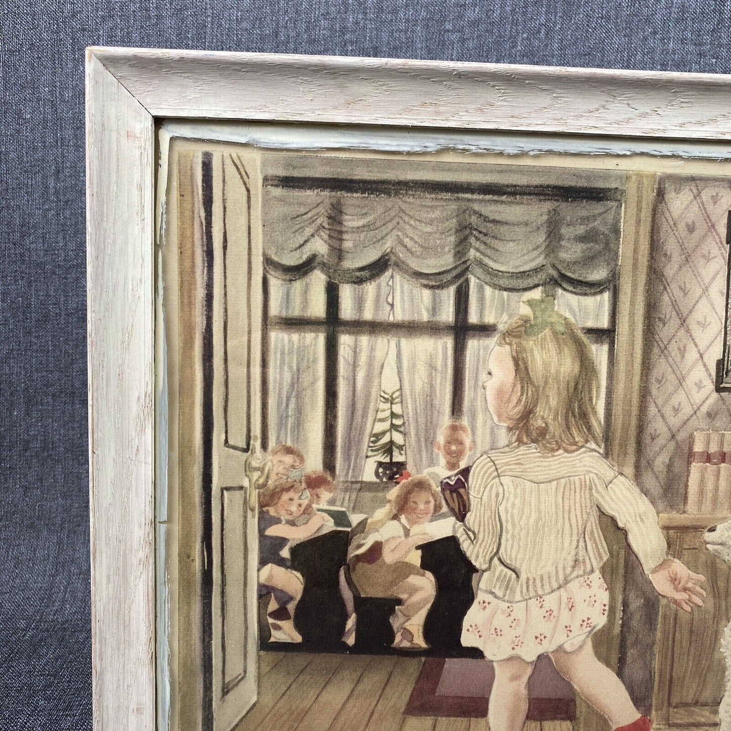 Simon Schuster Litho Nursery Rhymes Mary Had a Little Lamb Rojankovsky 19.5"x15.