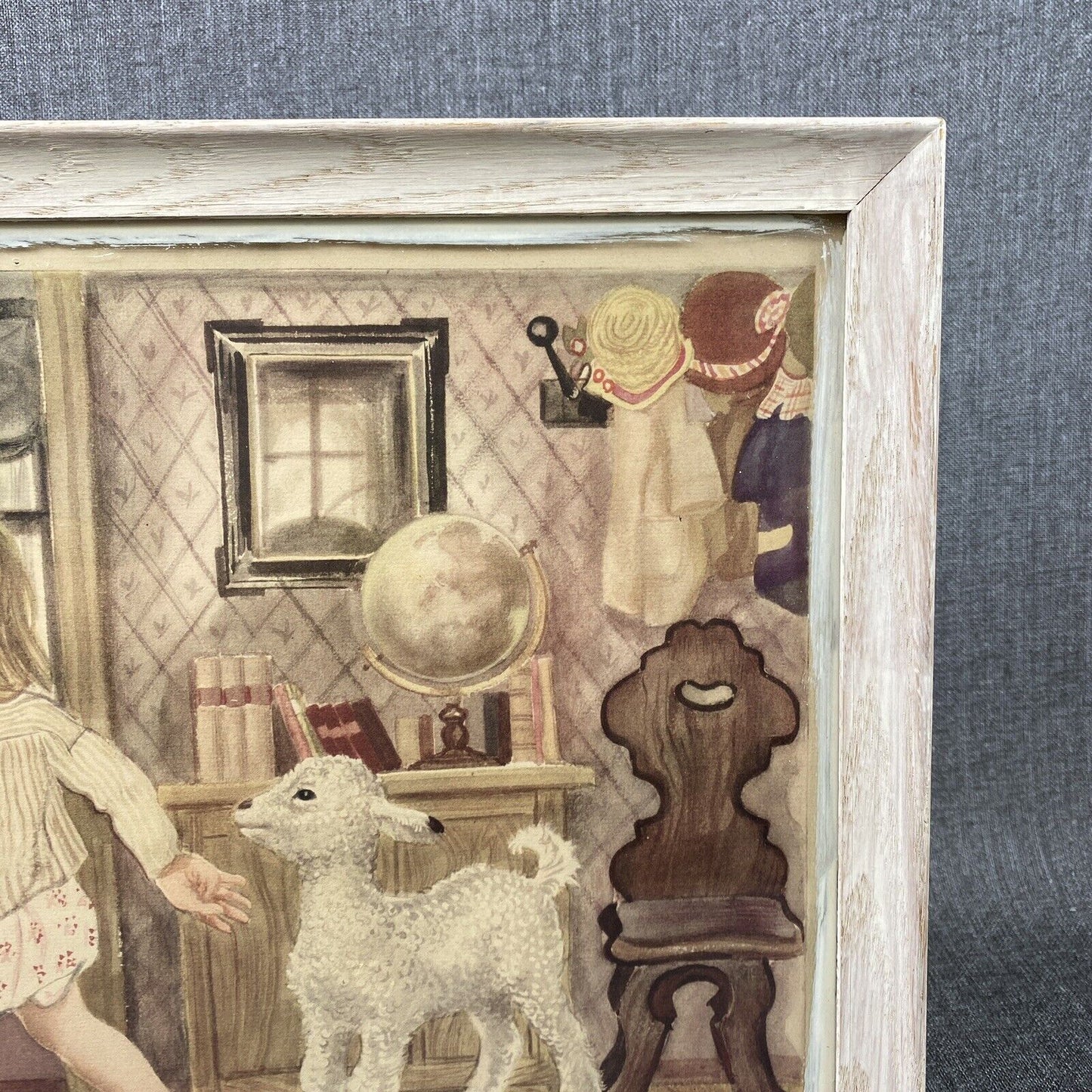 Simon Schuster Litho Nursery Rhymes Mary Had a Little Lamb Rojankovsky 19.5"x15.