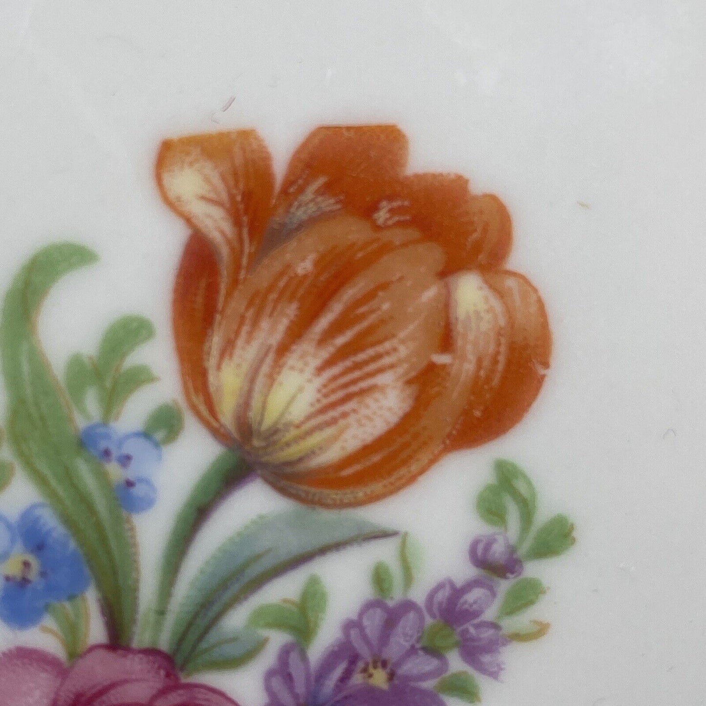 Schumann Bavaria US-zone Germany Set of 2 small Oval Dishes Floral Design