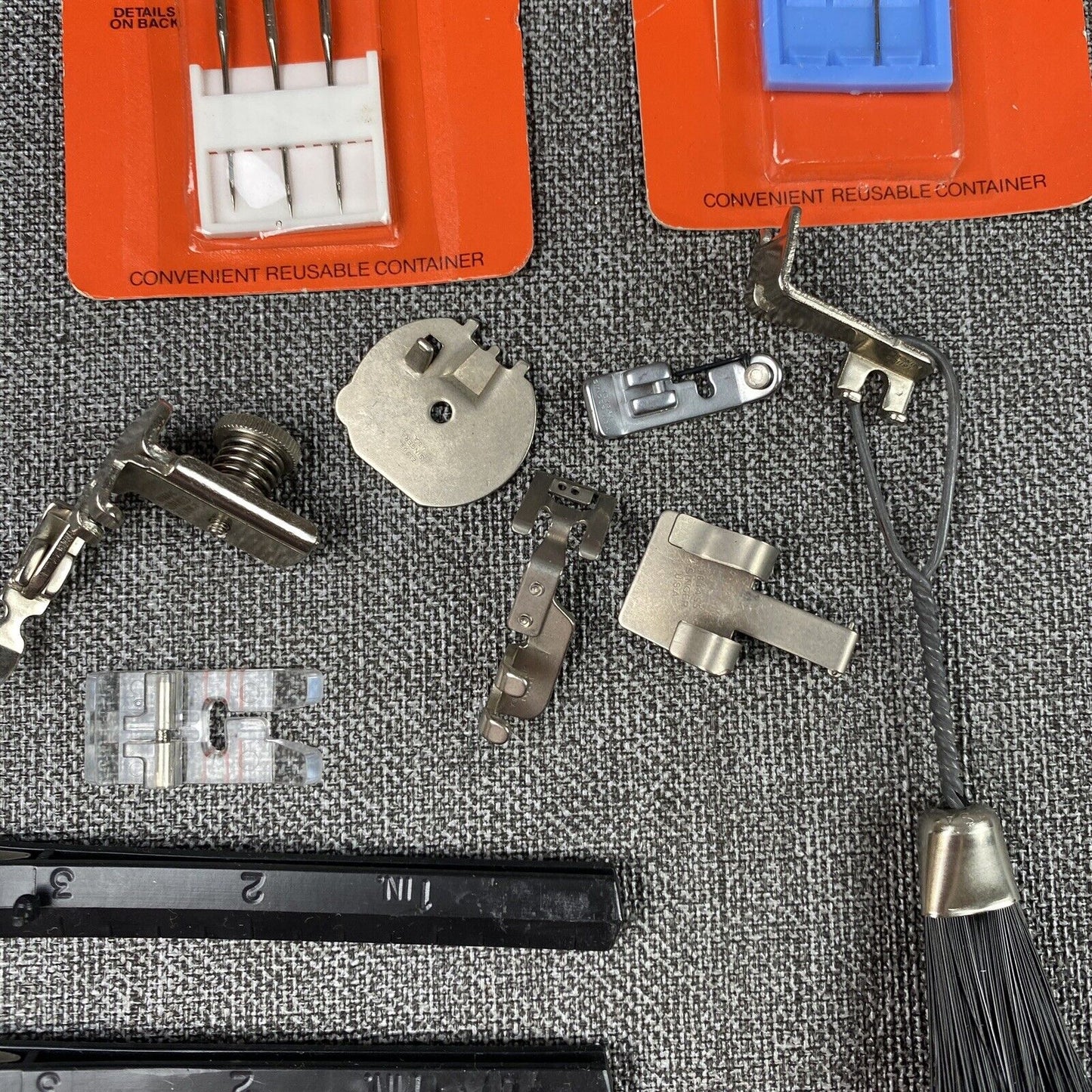Vintage Singer, Talon sewing Needles + sewing machine accessories