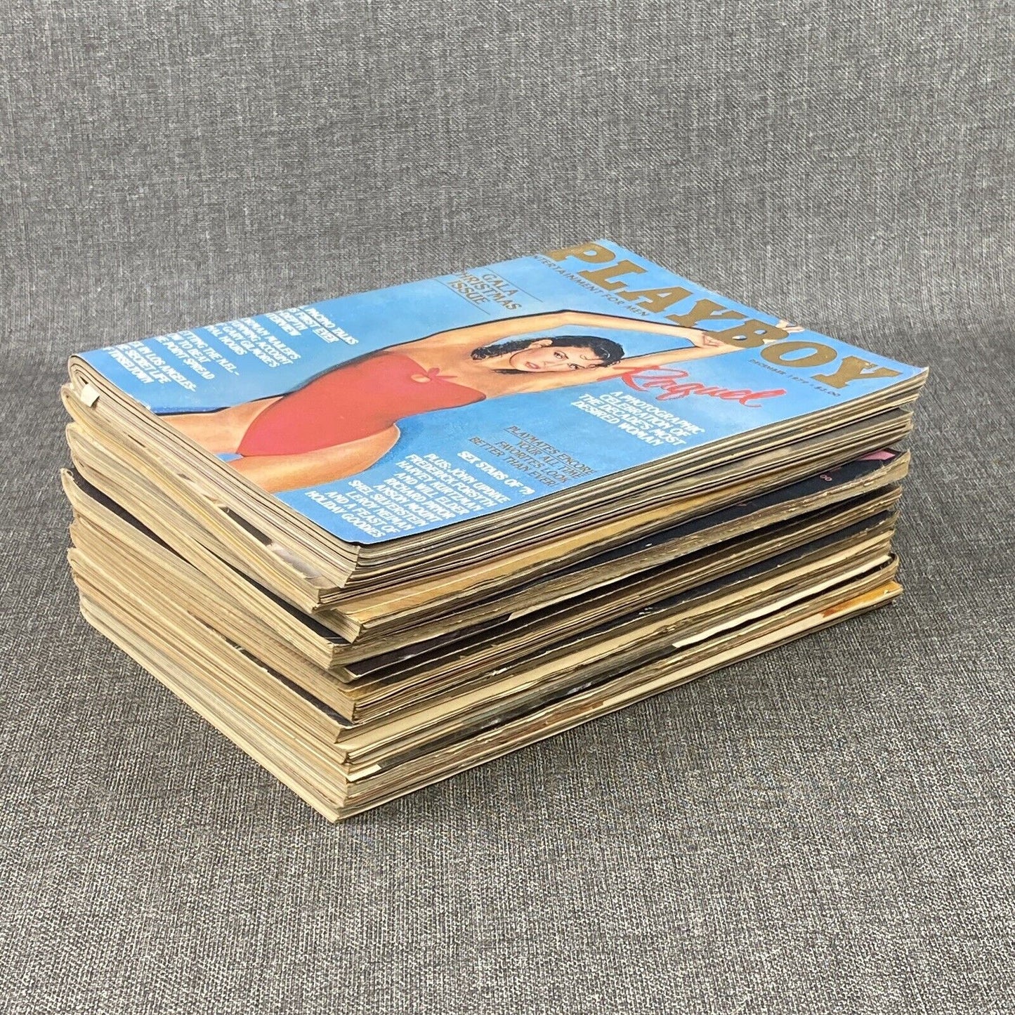 Vintage Playboy Magazine - Collection of 11 issues with Centerfolds 1974 - 1979