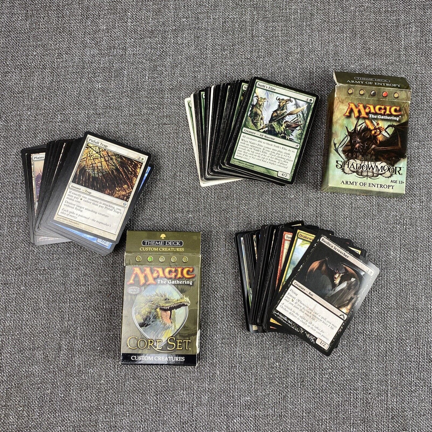 lot of Magic the Gathering cards , see Video