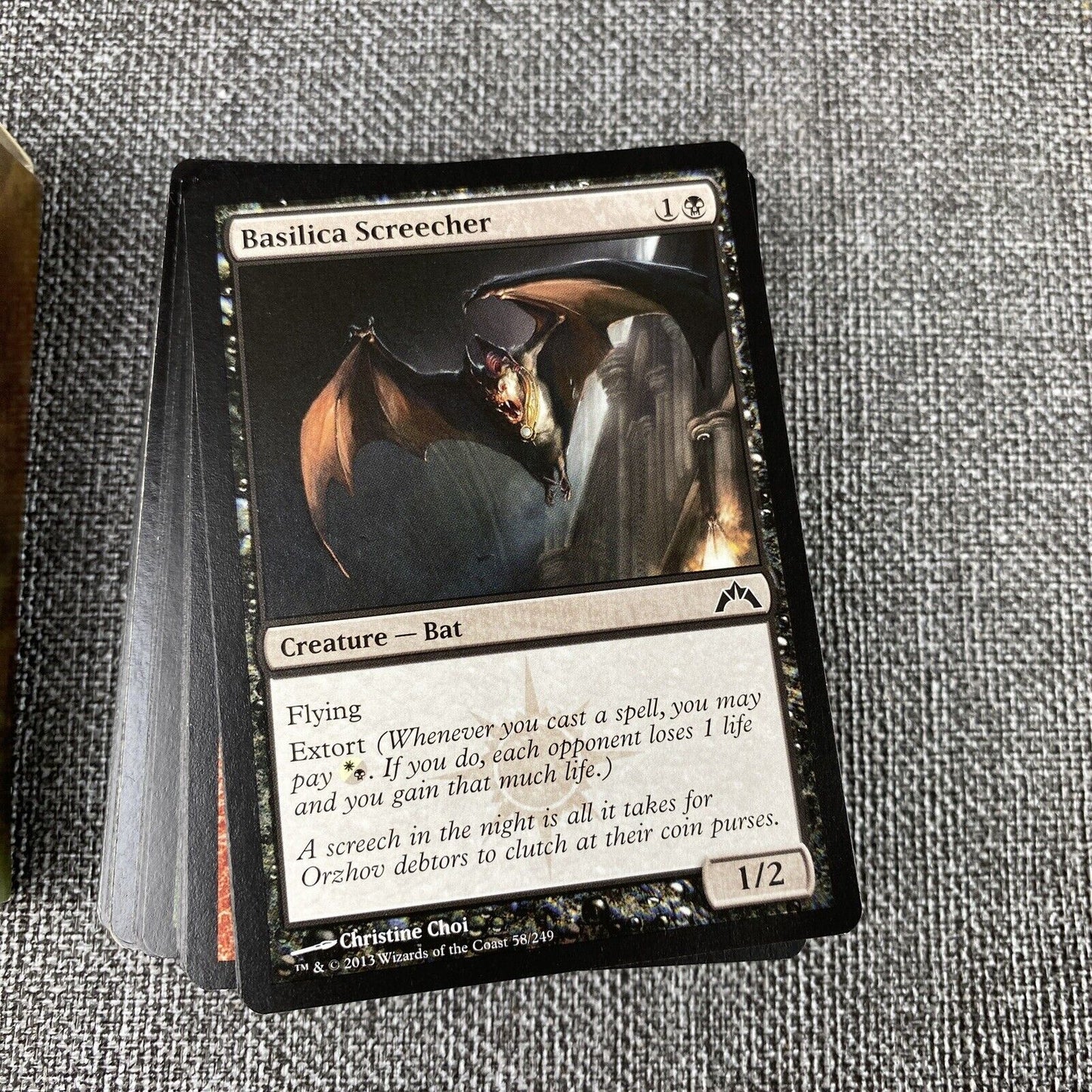 lot of Magic the Gathering cards , see Video