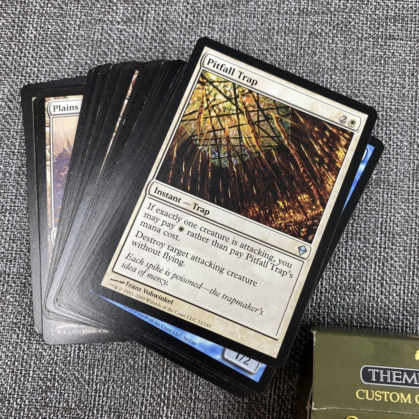 lot of Magic the Gathering cards , see Video