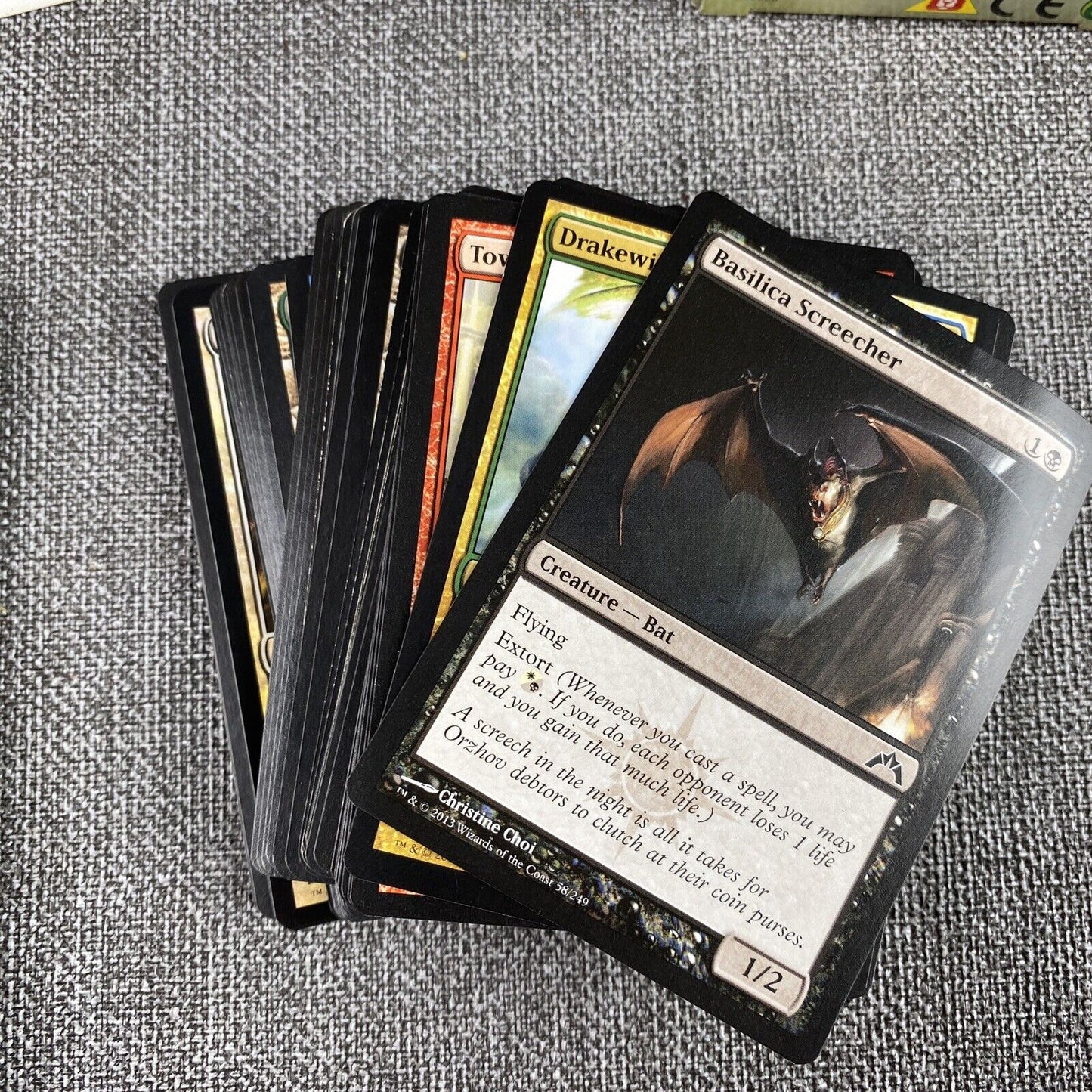 lot of Magic the Gathering cards , see Video