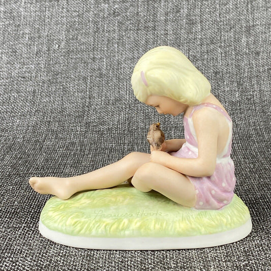 Vintage Frances Hook Birdie Hand Painted Porcelain Figurine 1982  Limited