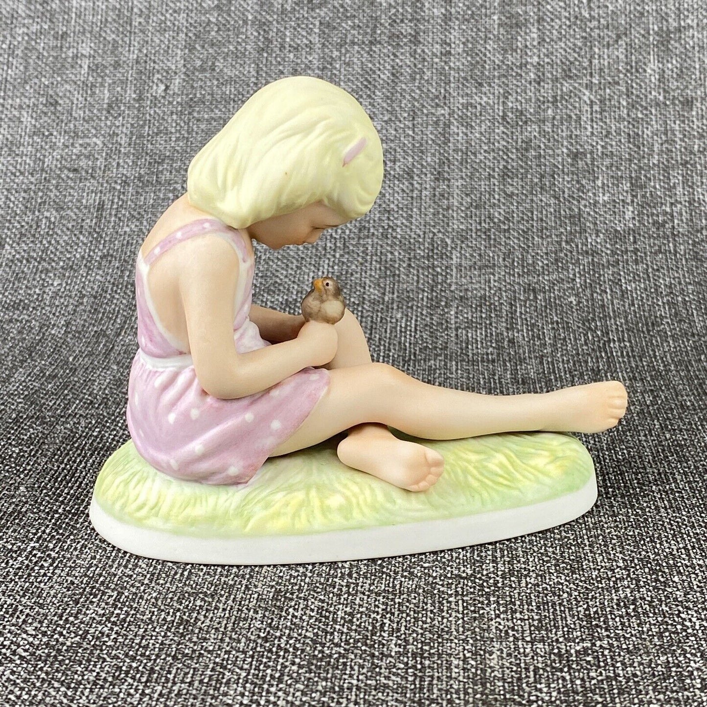Vintage Frances Hook Birdie Hand Painted Porcelain Figurine 1982 Limited