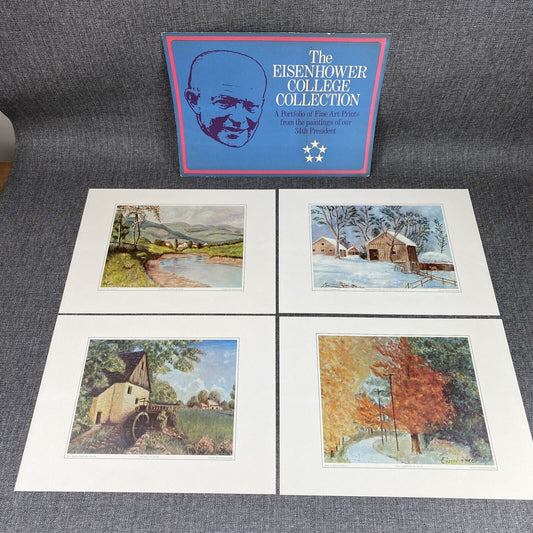 The Eisenhower College Collection Portfolio of Fine Art Prints (1960s) 12" x 16"
