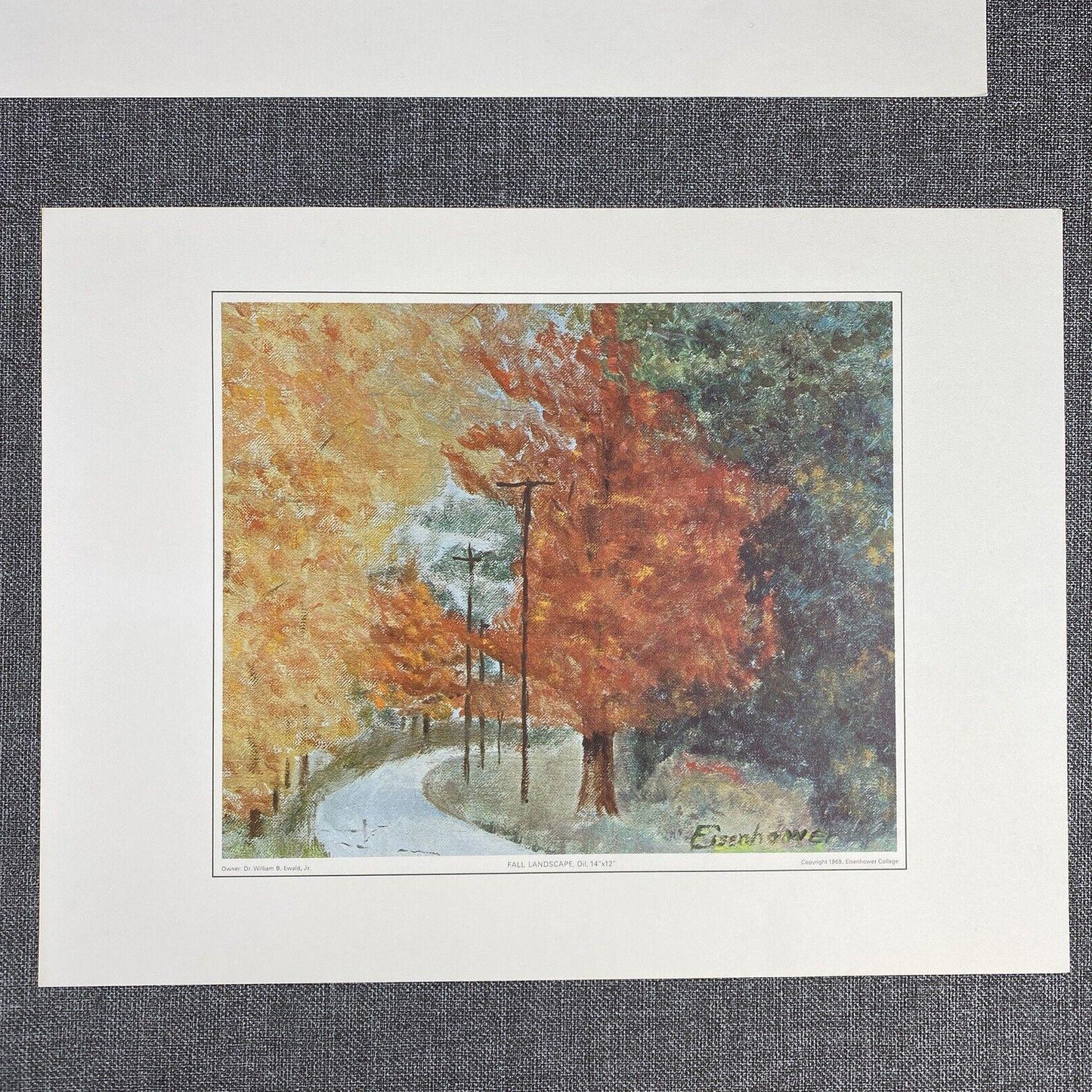 The Eisenhower College Collection Portfolio of Fine Art Prints (1960s) 12" x 16"