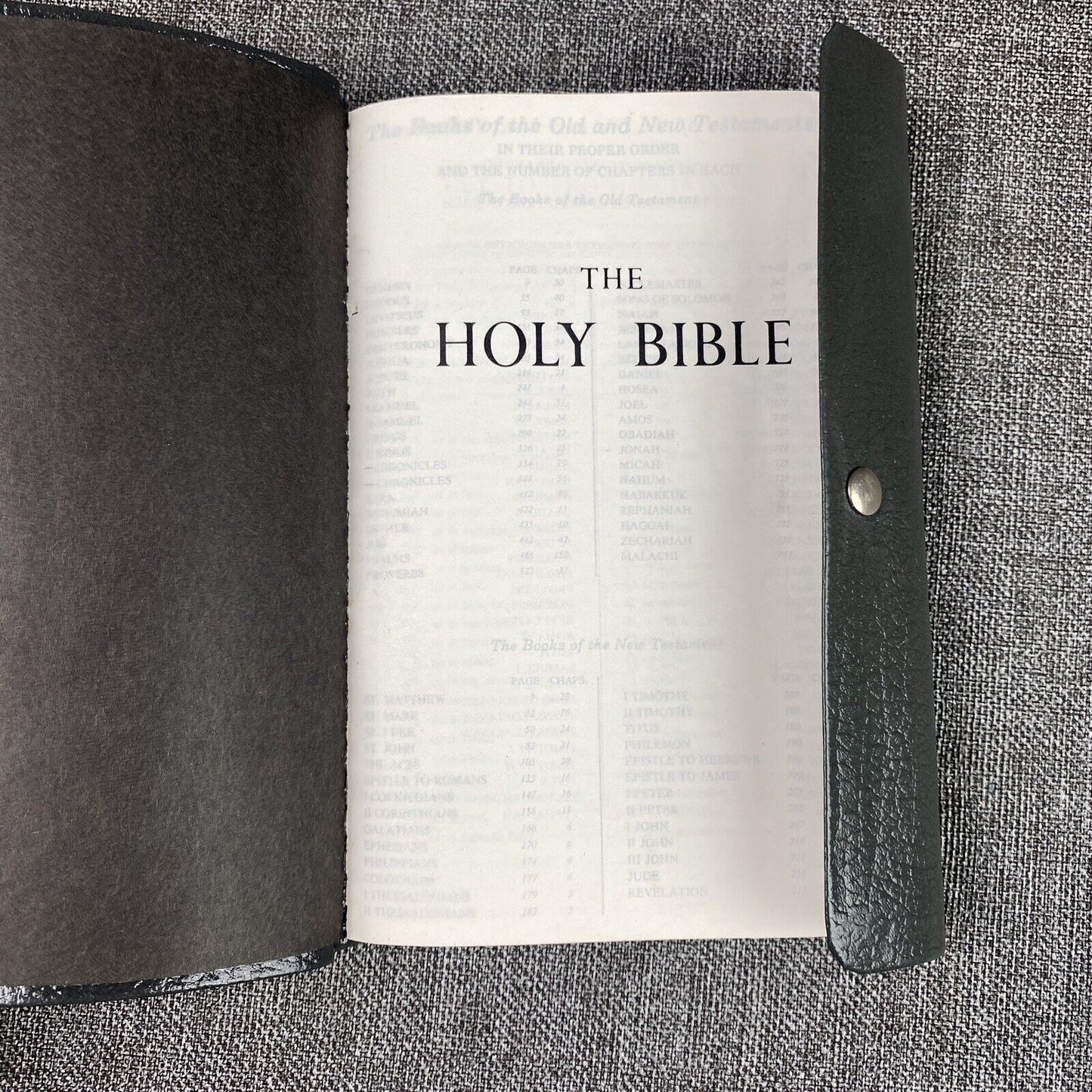 Christian Heritage Holy Bible Red Letter KJV Dictionary Concordance Leather