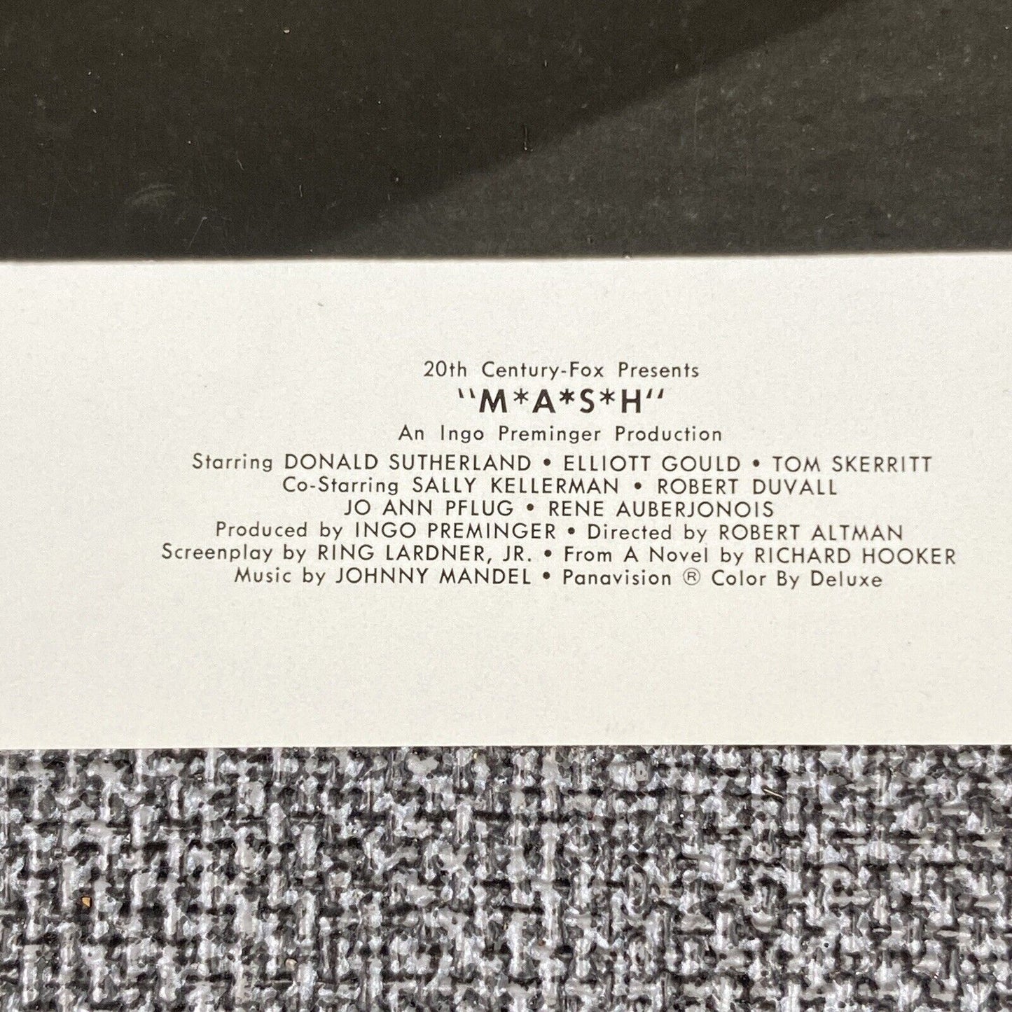 Mash Movie Photo LOT Staring Stars Donald Sutherland Elliott Gould Tom Skerr