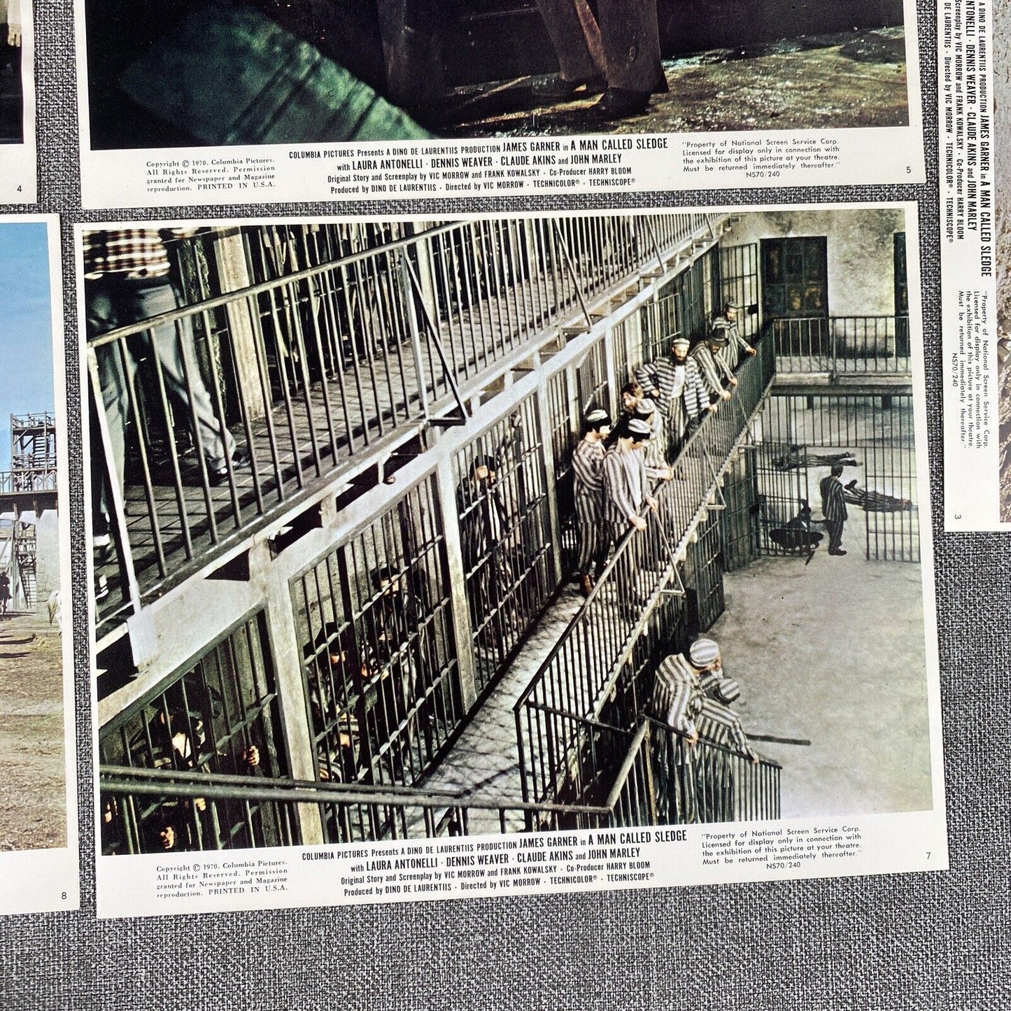 A Man Called Sledge 1970 Movie Photo LOT Stars James Garner Dennis Weaver Claude