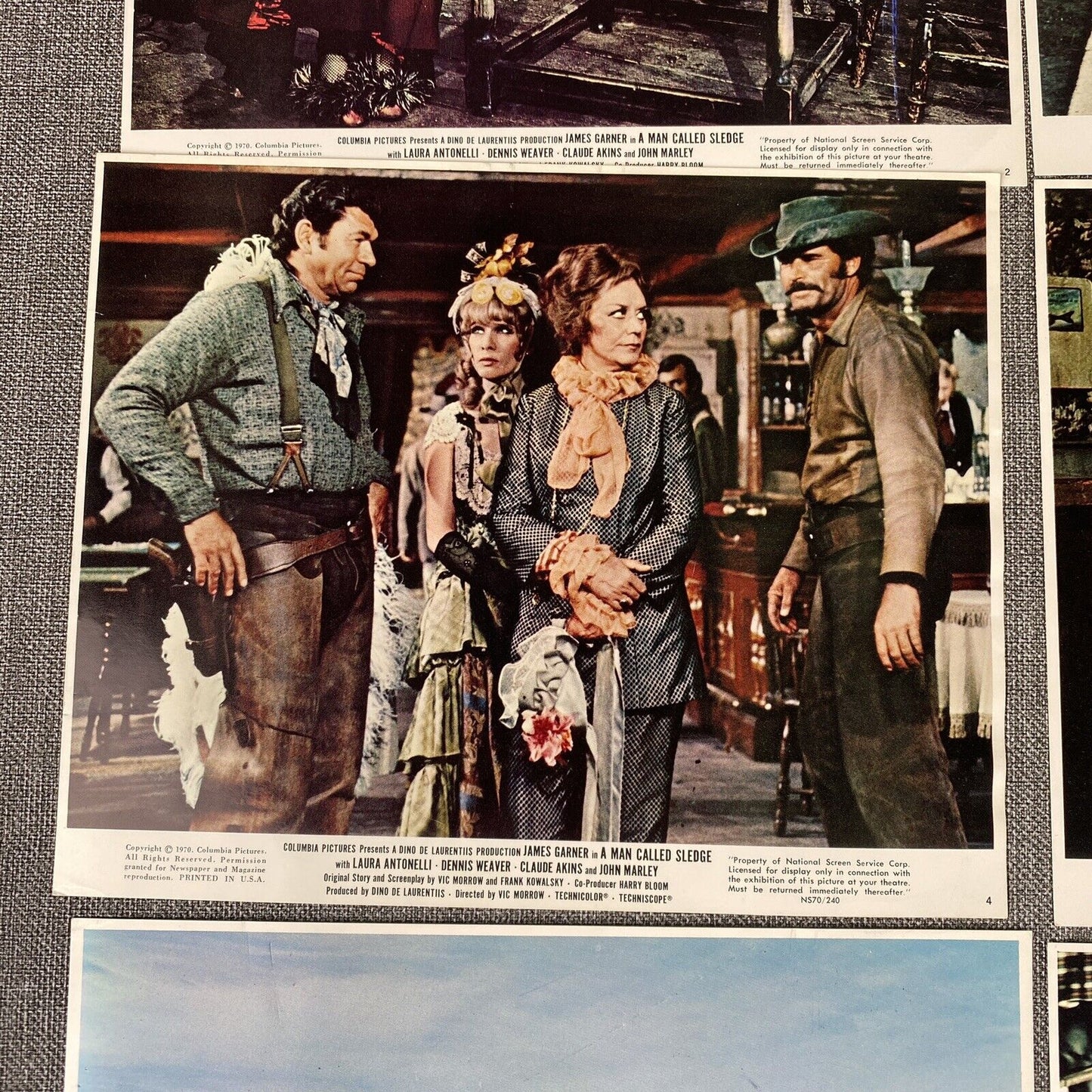 A Man Called Sledge 1970 Movie Photo LOT Stars James Garner Dennis Weaver Claude