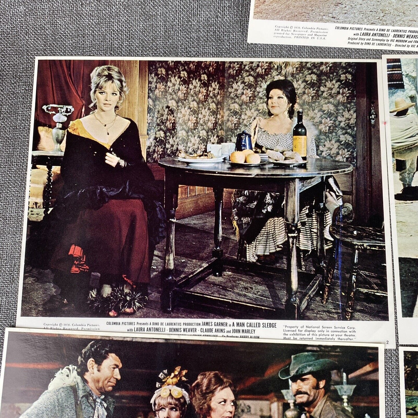 A Man Called Sledge 1970 Movie Photo LOT Stars James Garner Dennis Weaver Claude