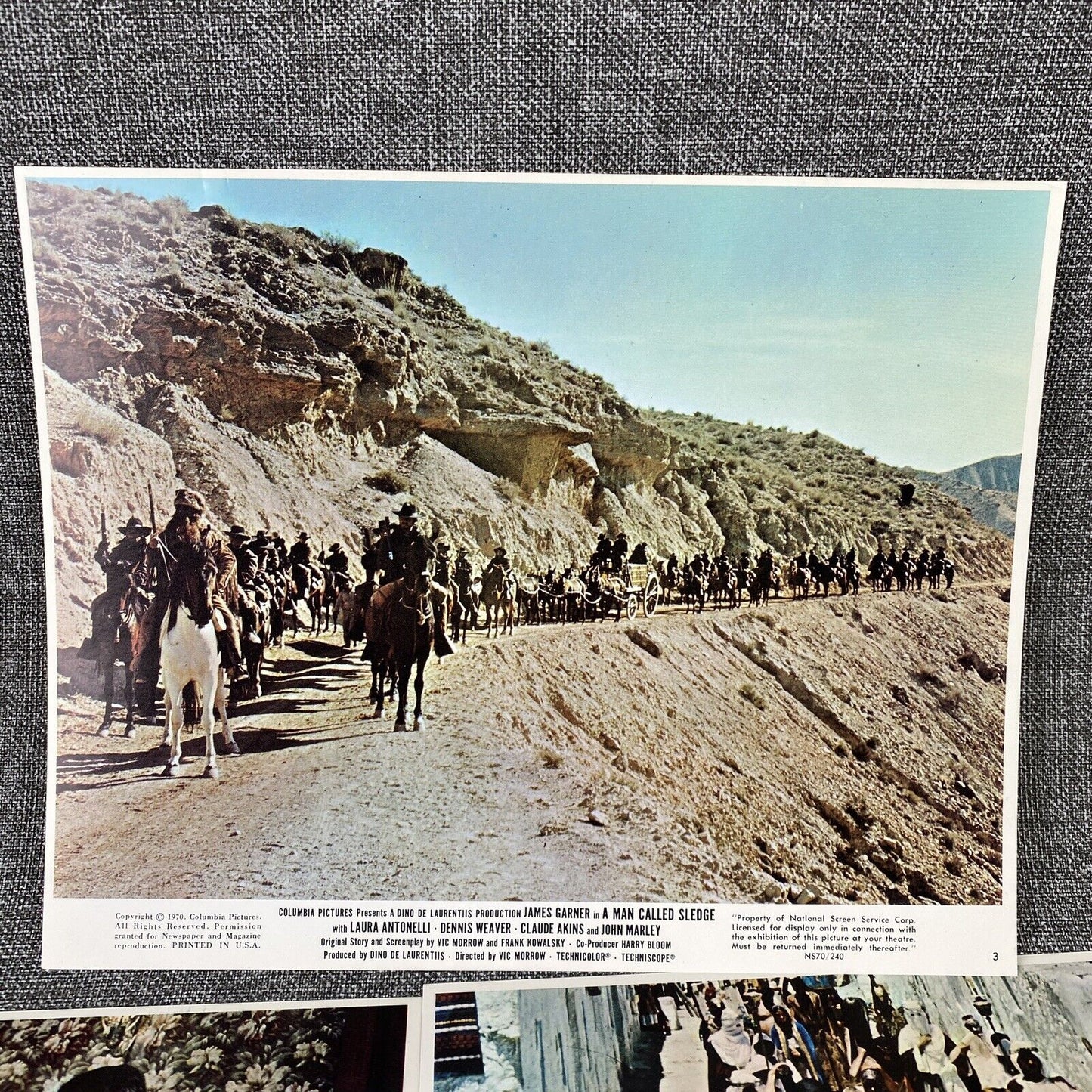 A Man Called Sledge 1970 Movie Photo LOT Stars James Garner Dennis Weaver Claude