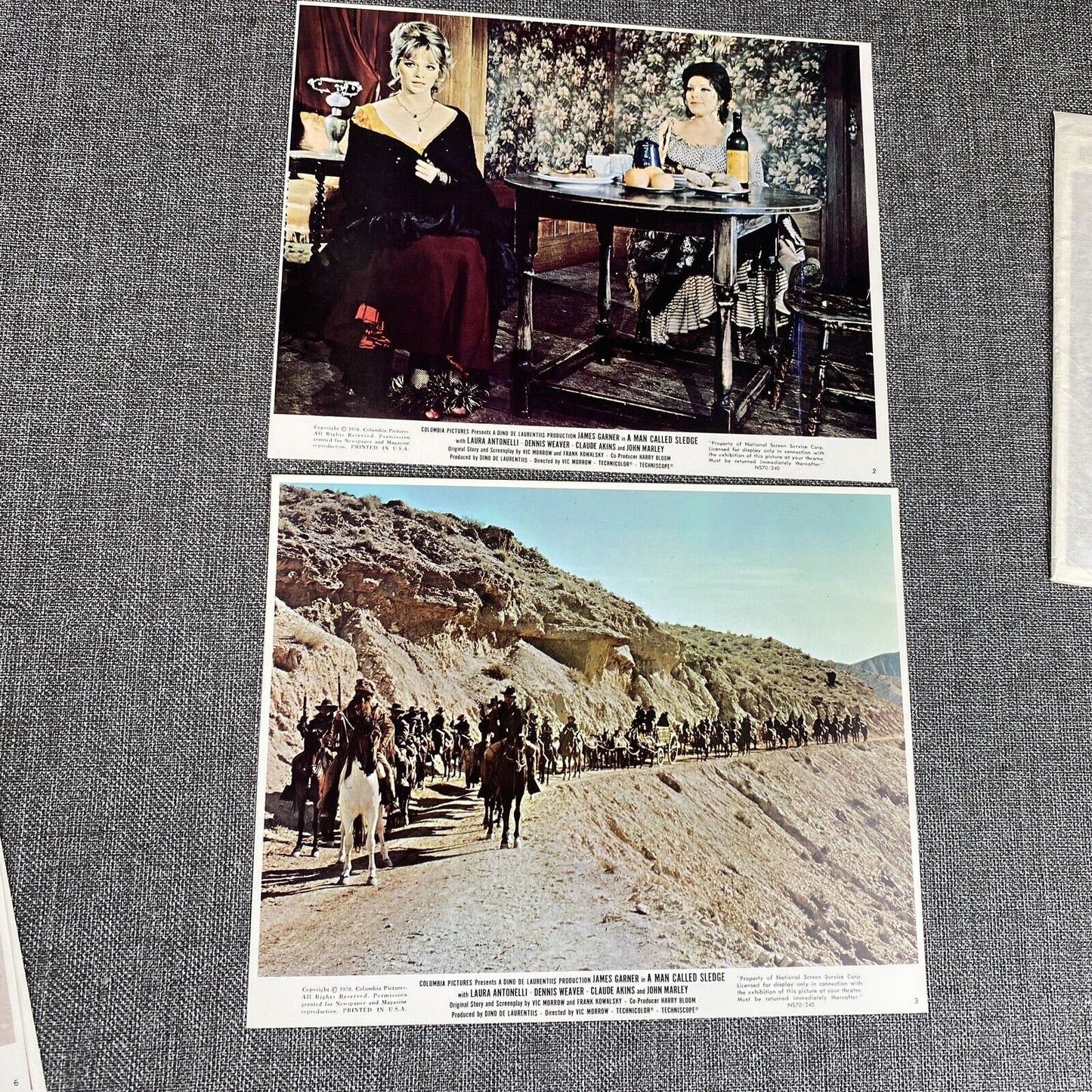 A Man Called Sledge 1970 Movie Photo LOT Stars James Garner Dennis Weaver Claude