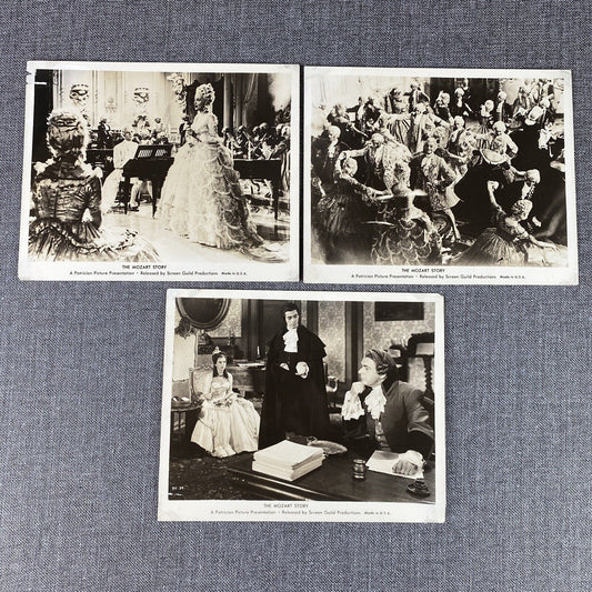 The Mozart Story 1948 Movie Photo Still LOT Hans Hold Winnie Markus READ