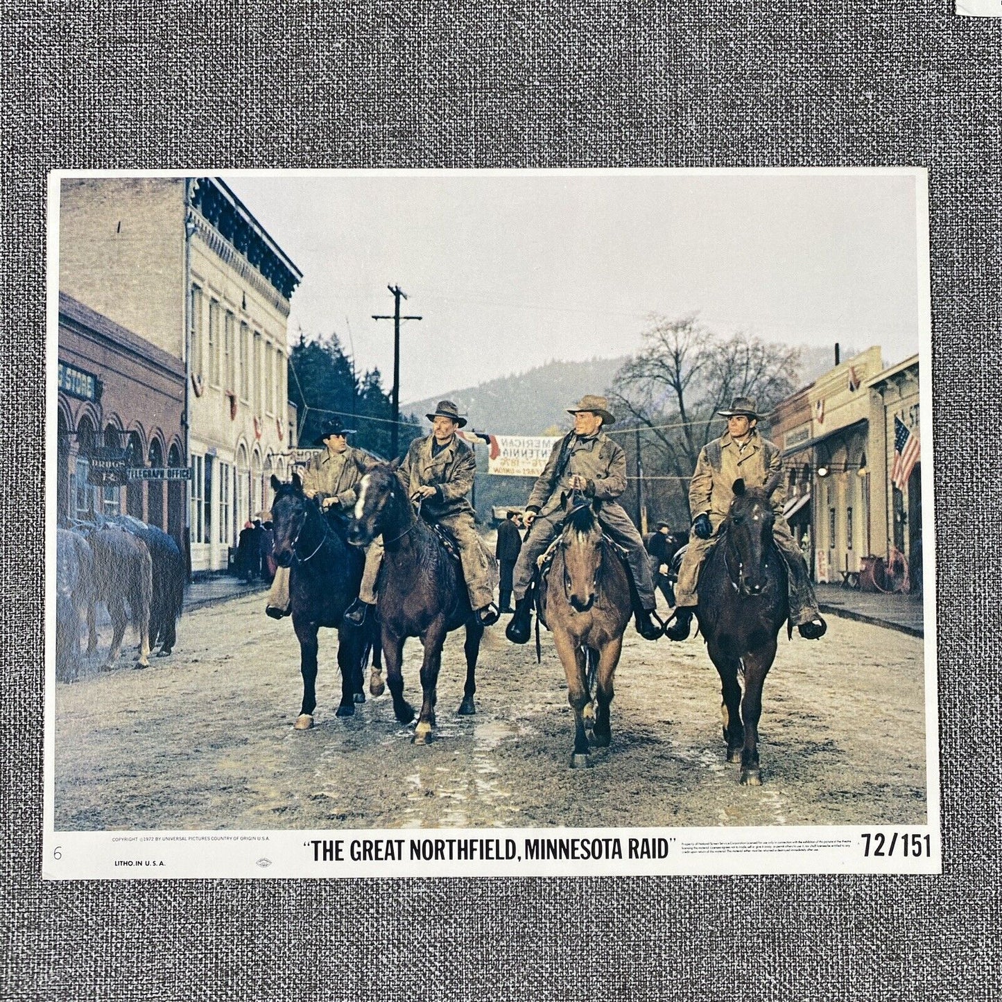 The Great NorthField Minnesota Raid 1972 Stills Robert Duvall Cliff Robertson