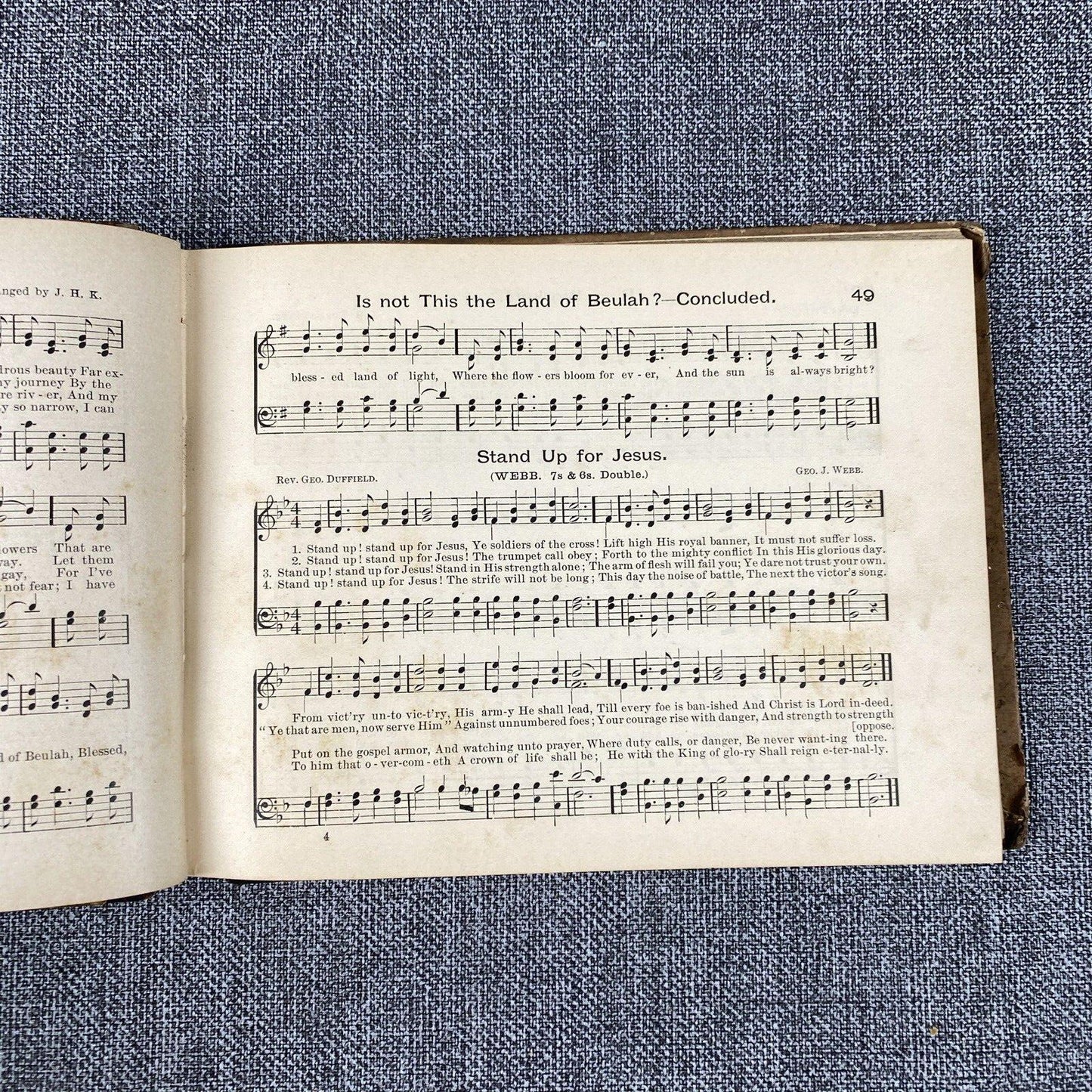 2-Antique Hymns Fair as Morning Sunday School Kindly Light 1891 Religious Music