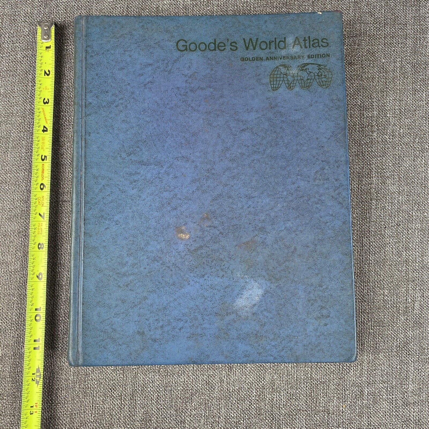 Goode's World Atlas Golden Anniversary Print 1974 Rand Mcnally Illust
