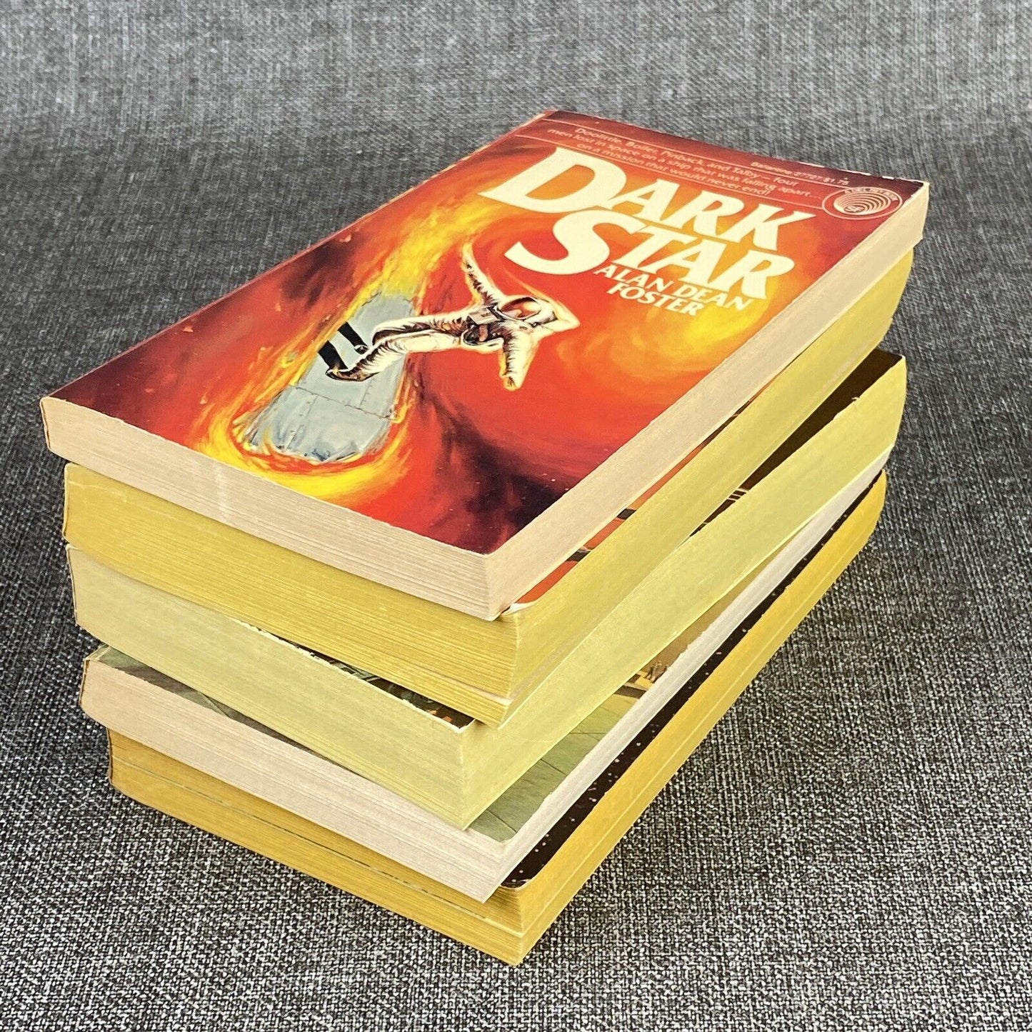 Alan Dean Foster lot of 5 Sci-fi Paperback Books, Dark Side, Bloodhype, Outland