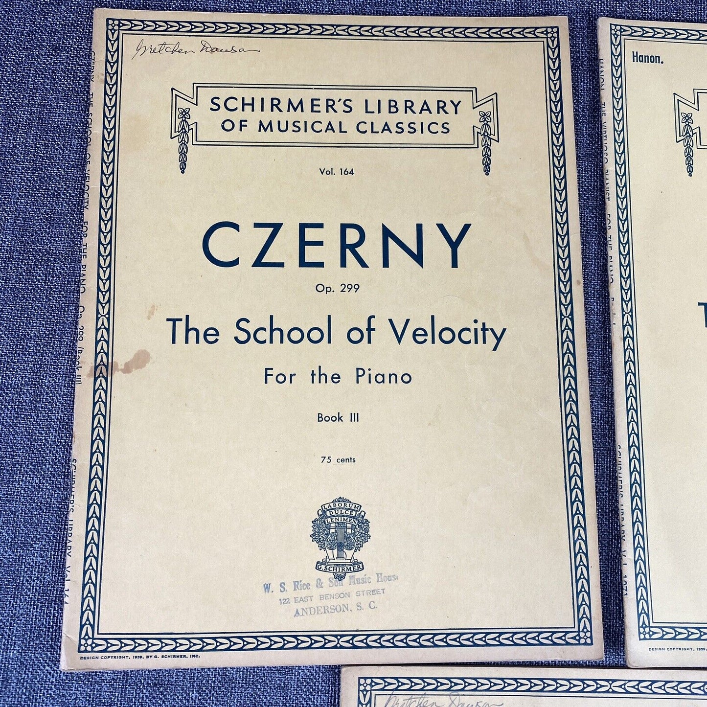 Virtuoso, Velocity, Fantansie Pianist Piano Sheet Music Book Exercises Schirmer