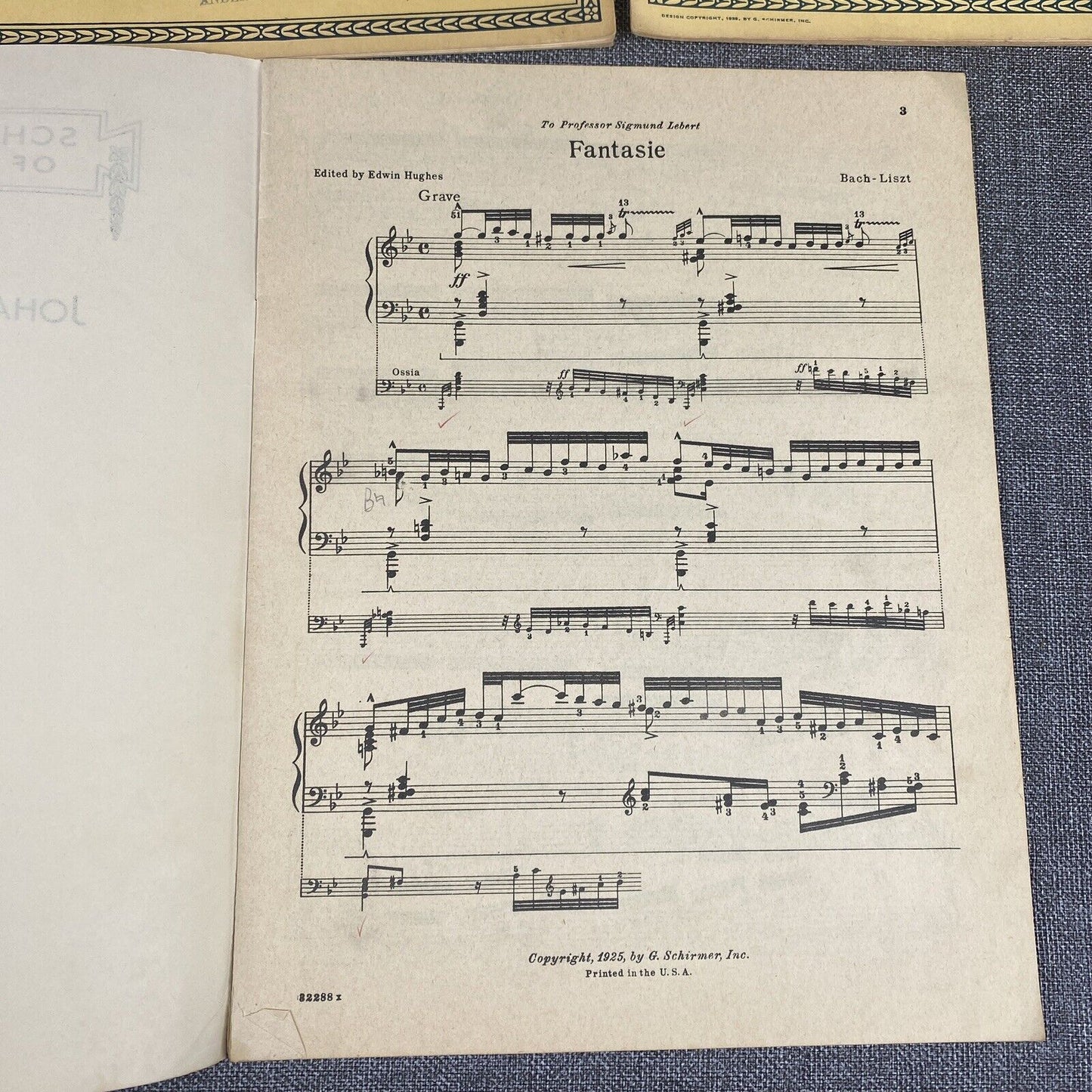 Virtuoso, Velocity, Fantansie Pianist Piano Sheet Music Book Exercises Schirmer