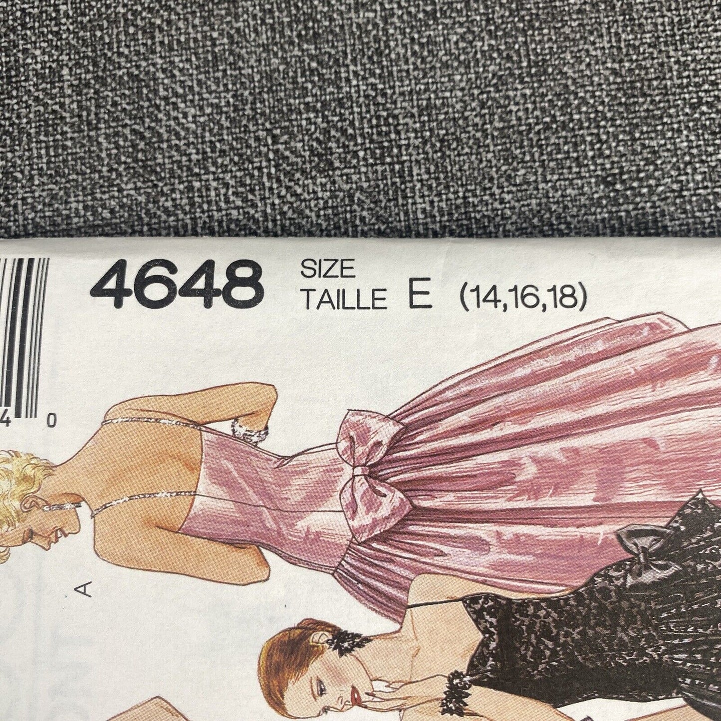 McCall's 4648 Misses Sewing Pattern Size Tall E 14, 16, 18 UnCut 1990
