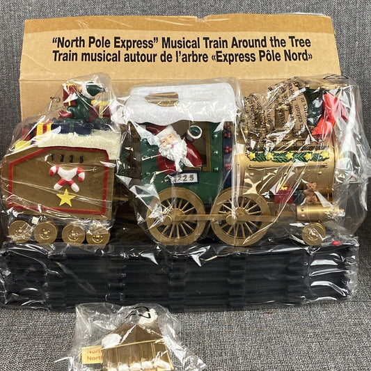 North Pole Express MUSICAL Train Set NOS