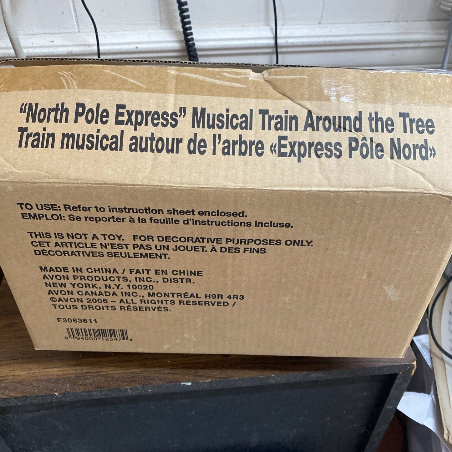 North Pole Express MUSICAL Train Set NOS