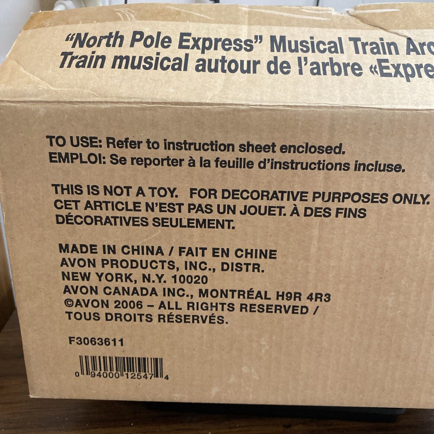 North Pole Express MUSICAL Train Set NOS