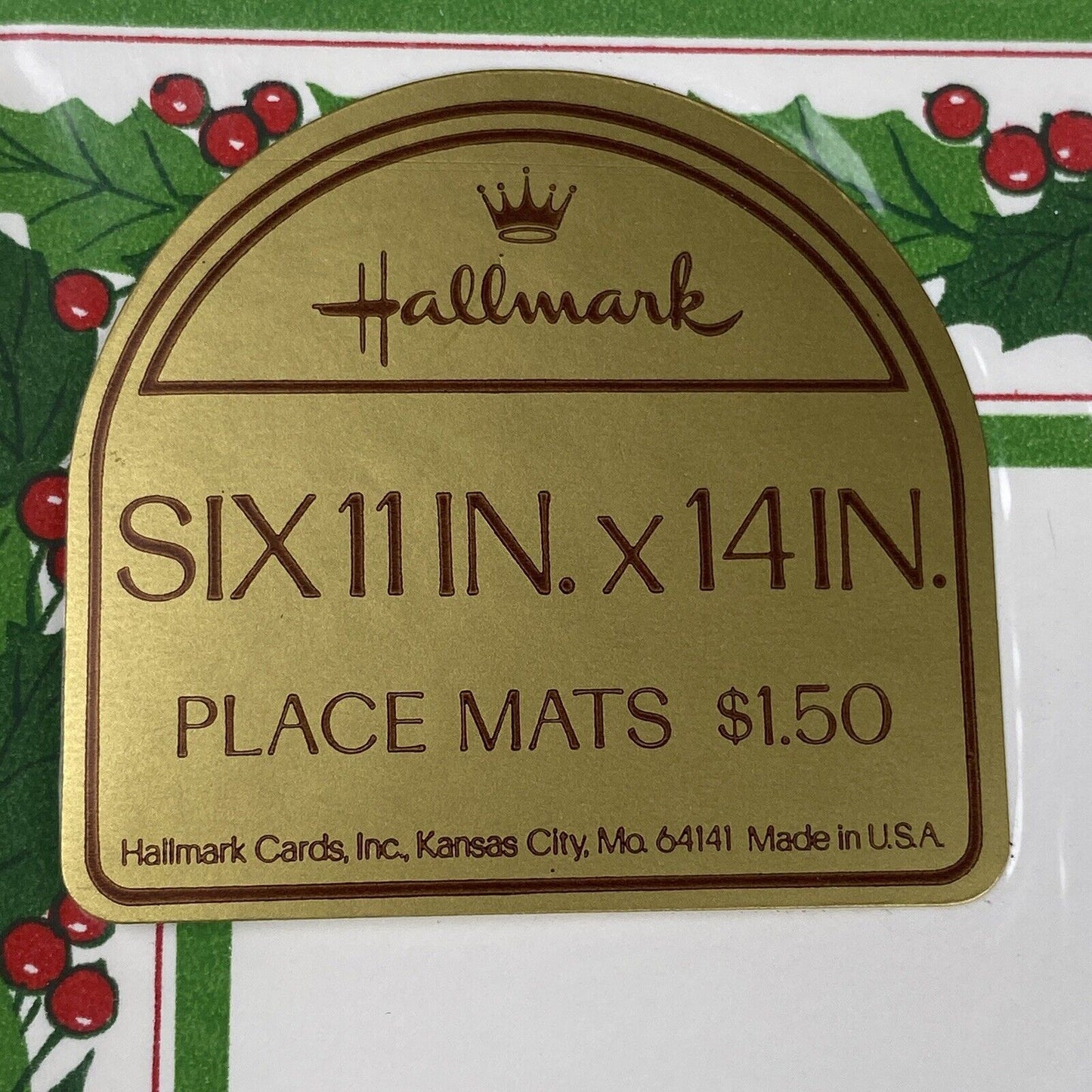 Hallmark Christmas Tree Placemats Set of 2 (14 total)Holiday Table Setting Decor