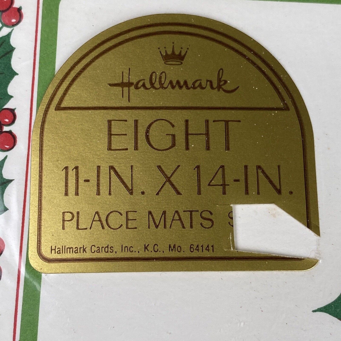 Hallmark Christmas Tree Placemats Set of 2 (14 total)Holiday Table Setting Decor