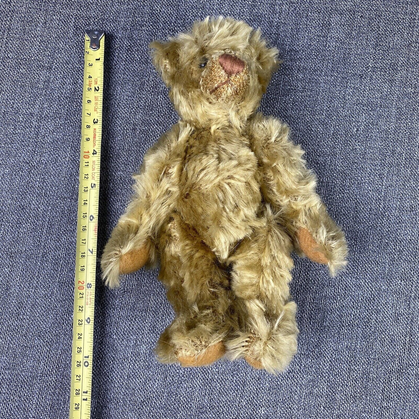 Lee Middleton Bear Plush 7" Sitting 10" Long Ohio