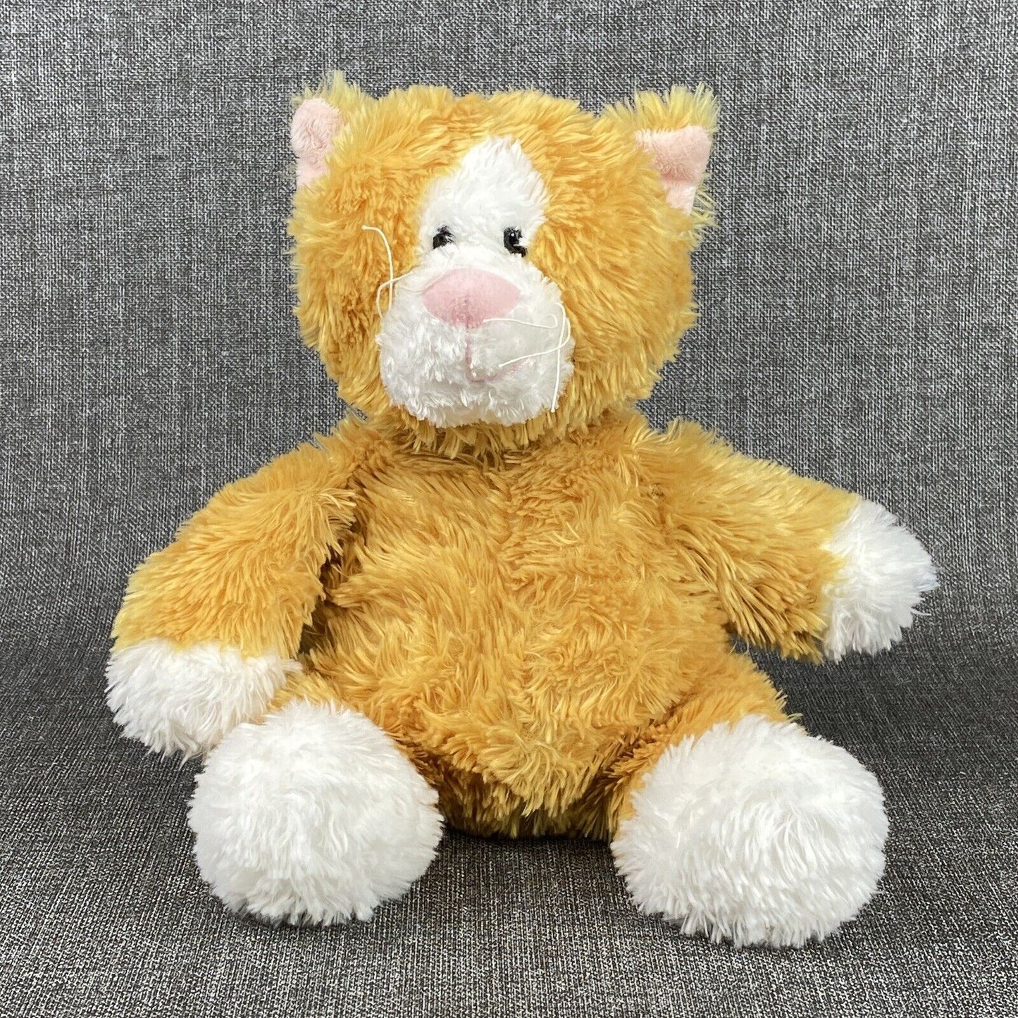 Vintage Aurora Ginger Cat Soft Plush 12"