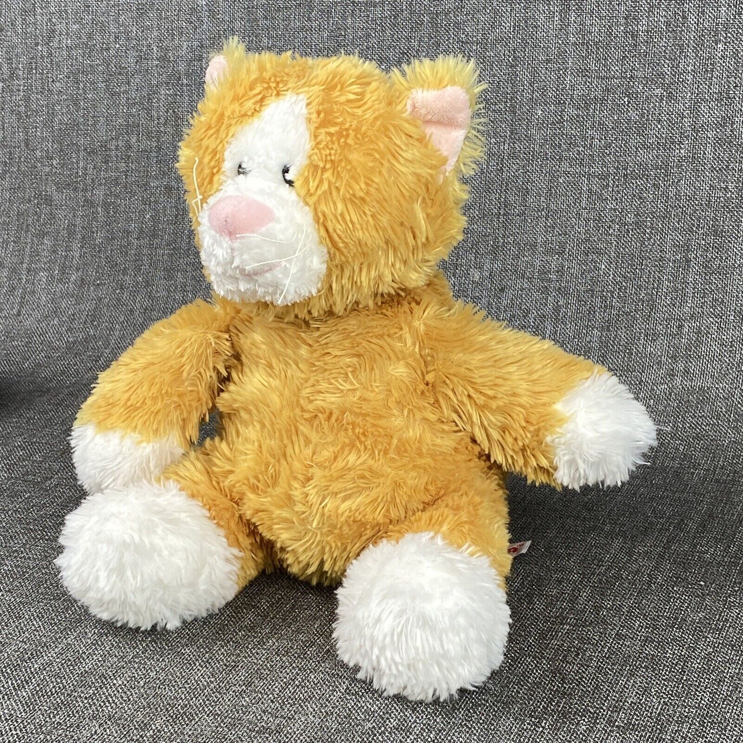 Vintage Aurora Ginger Cat Soft Plush 12"