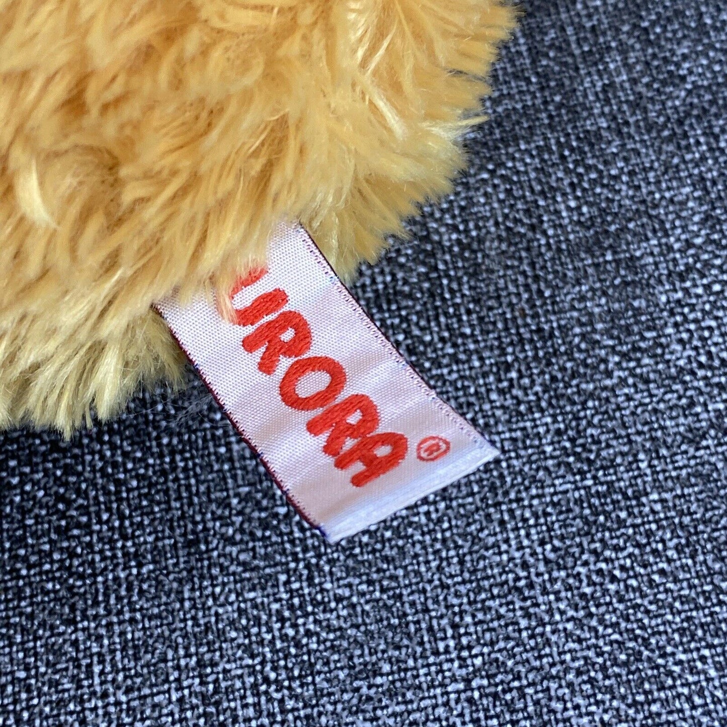 Vintage Aurora Ginger Cat Soft Plush 12"