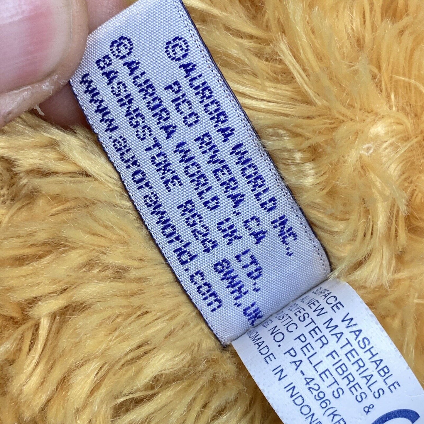 Vintage Aurora Ginger Cat Soft Plush 12"