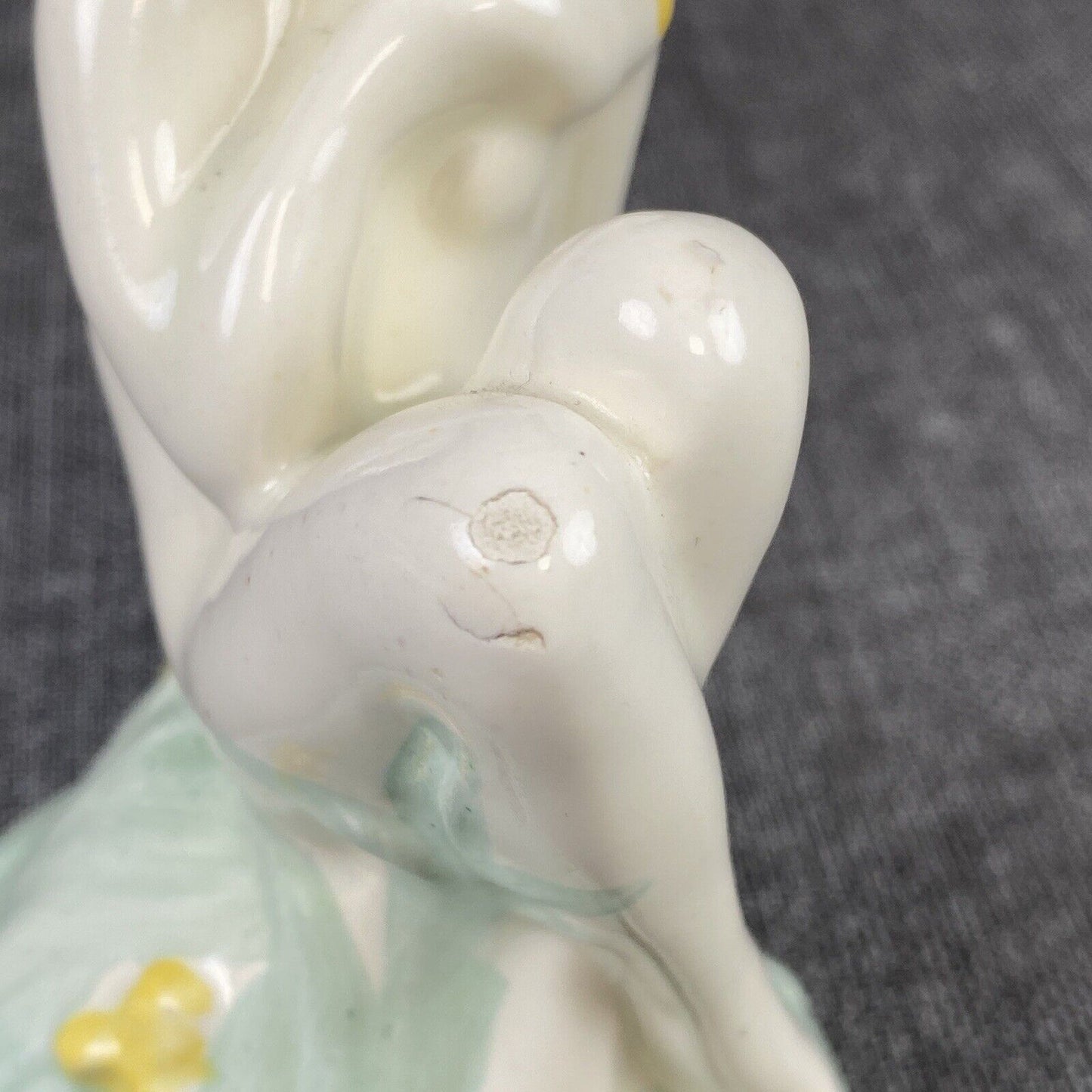 Fulper Nymph Flower Frog with Turtles c1915 5.5" Tall