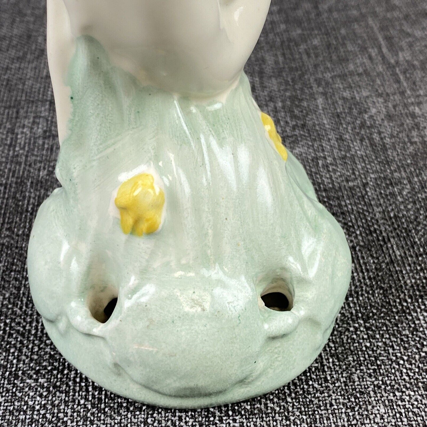 Fulper Nymph Flower Frog with Turtles c1915 5.5" Tall