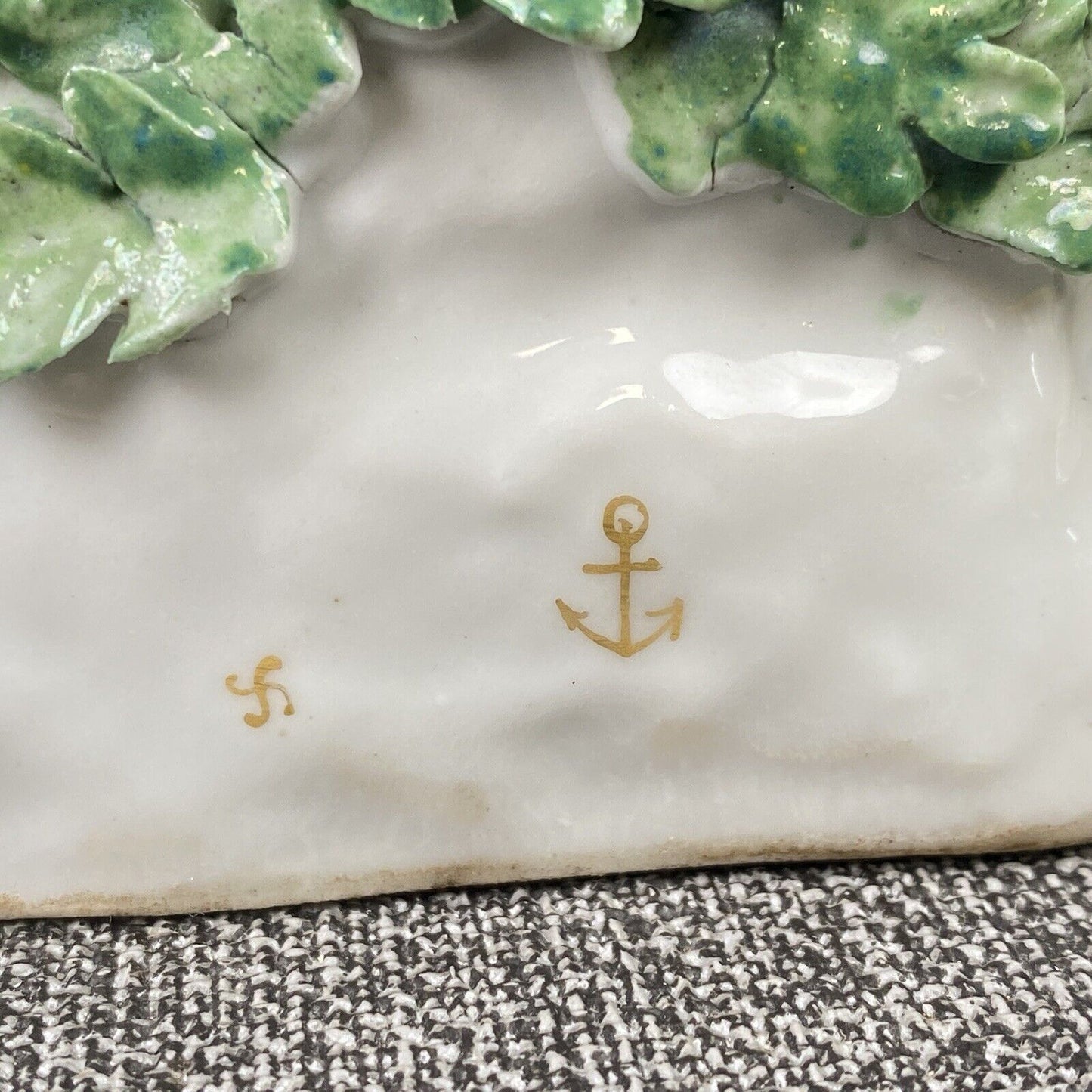 Chelsea 18th Century English Porcelain Figural Group w/Bocage 8" Figurine READ