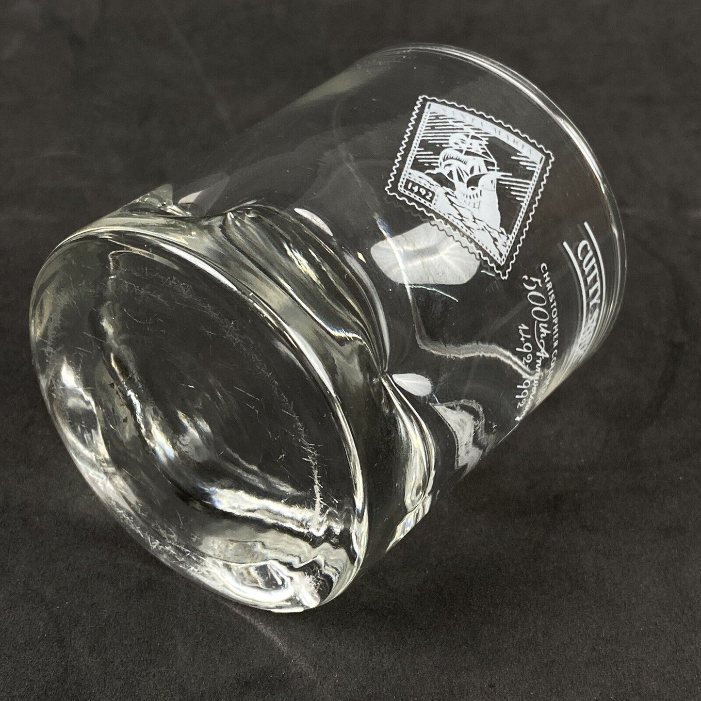 Cutty Sark Commemorative Glass 500th Anniversary 1492-1992