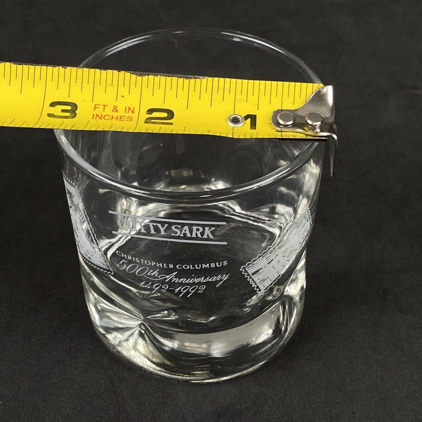 Cutty Sark Commemorative Glass 500th Anniversary 1492-1992