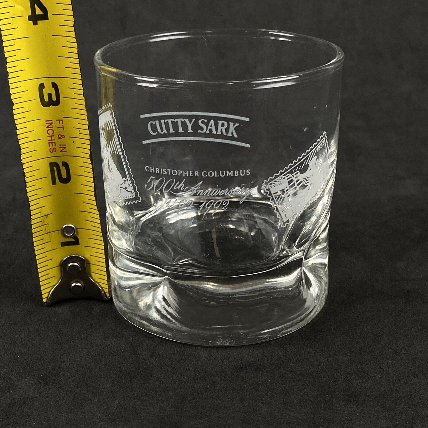 Cutty Sark Commemorative Glass 500th Anniversary 1492-1992