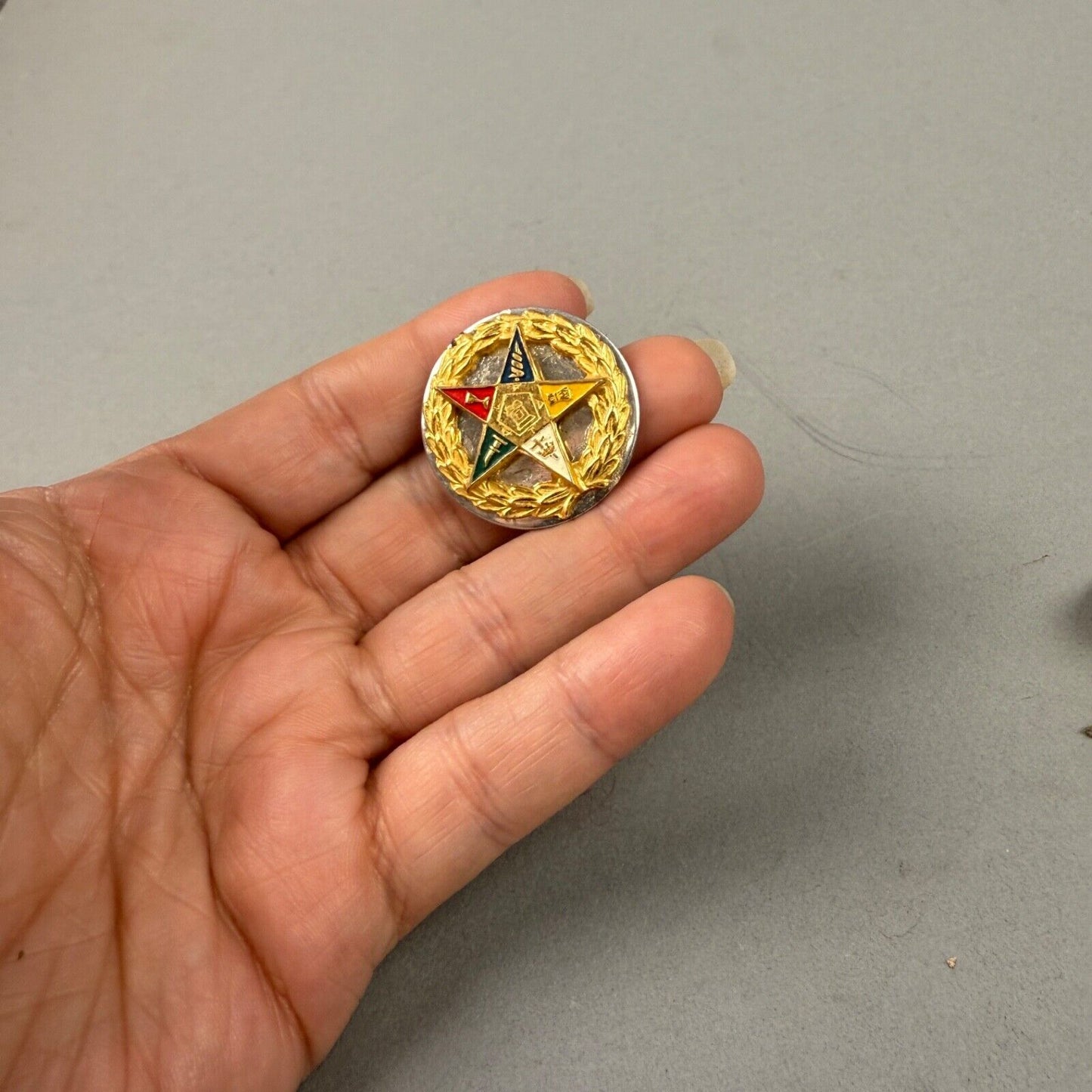 Vintage Mason Pinback Pin